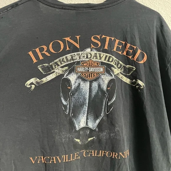 Harley-Davidson Black Graphic T-Shirt for Men - Picture 4 of 10